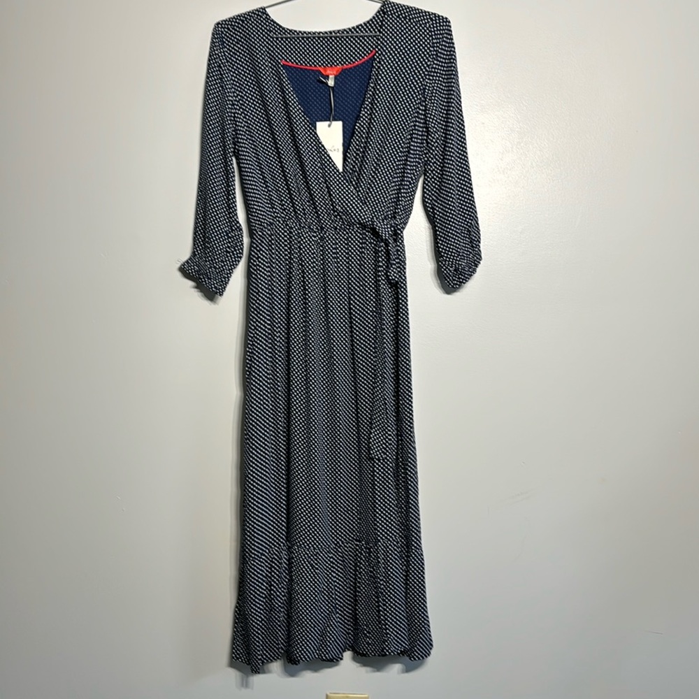 NWT Joules Fixed-Wrap Dress